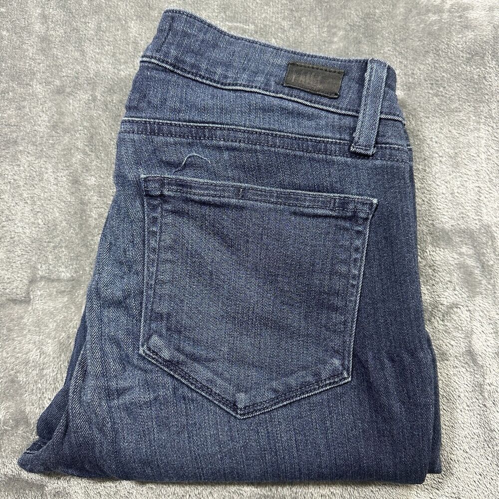 PAIGE Jeans Womens 27 Blue Verdugo Mid Rise Ankle Ultra Skinny Jeans Medium Wash